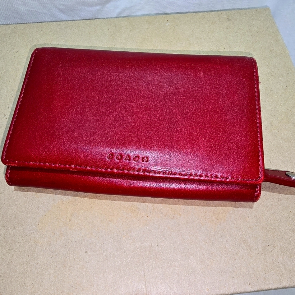 Coach Vintage Wallet - Red